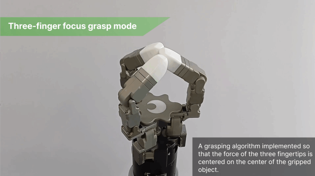 把持アルゴリズム映像 (DG-3F-M)